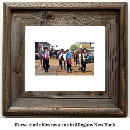 horse trail rides near me in Allegany, New York